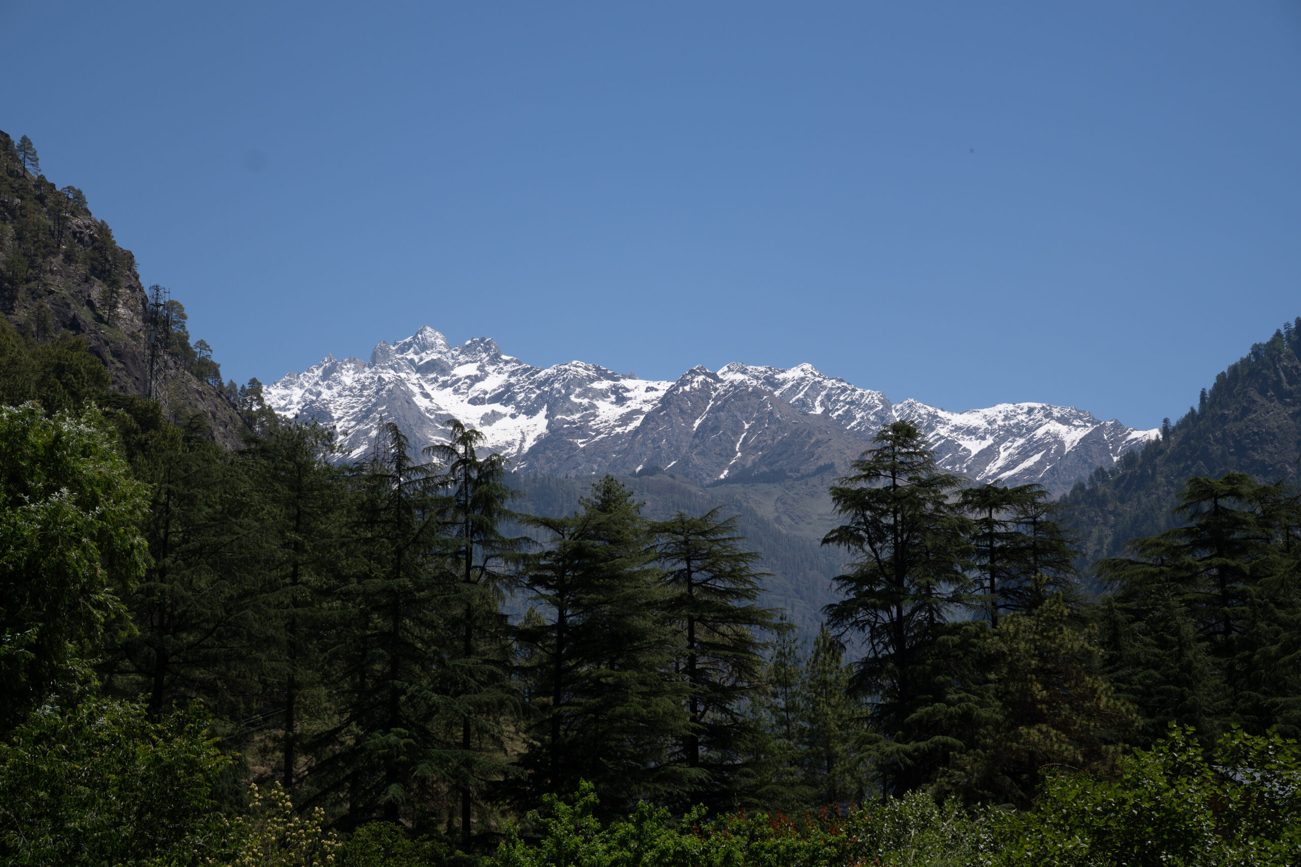 The stunning views in Kasol, Himachal Pradesh, India which are written about in the blog