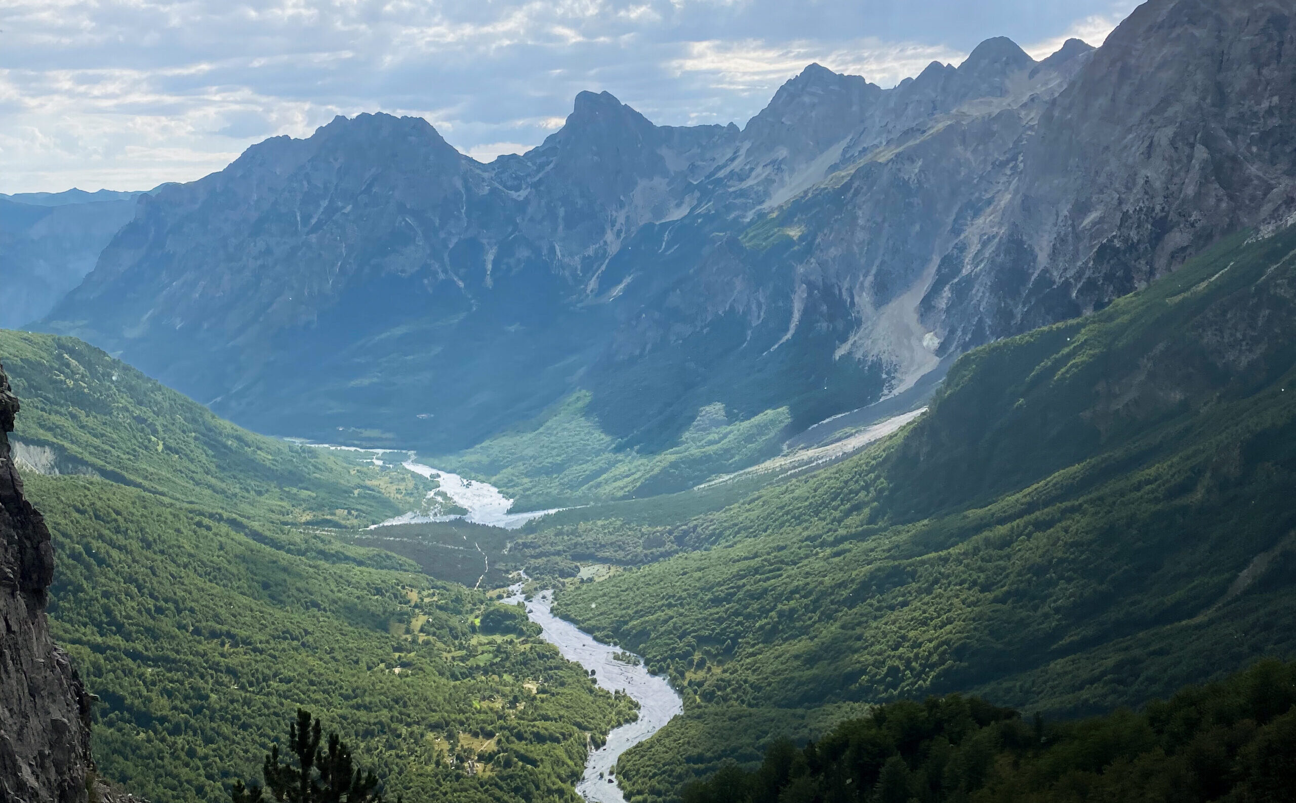 The Accursed Mountains or Albanian Alps in the north of Albania offering insane landscapes and untouched nature
