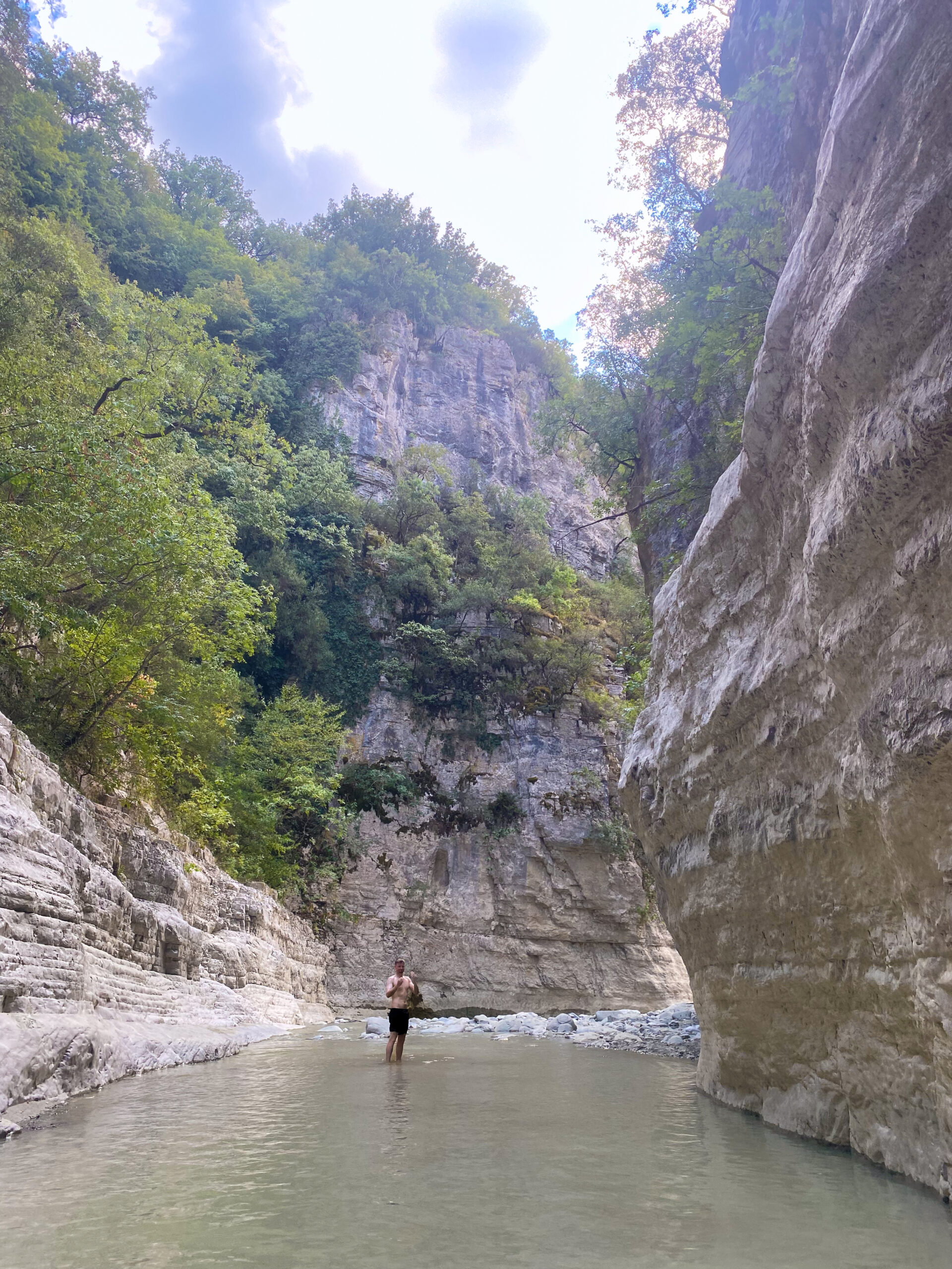 Langarica Canyon and the Bënja Thermal Baths near Permet in Albania