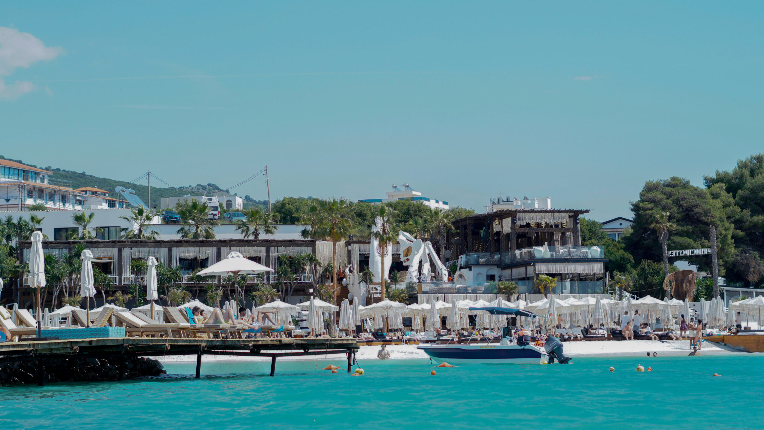 Beach-front hotels with private sun loungers and beach access