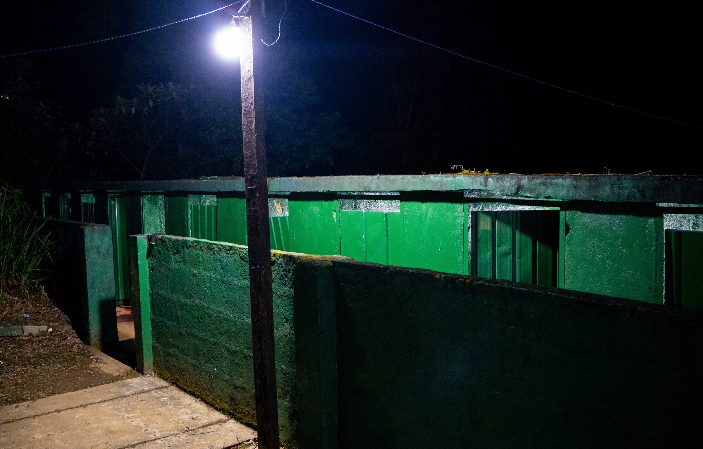 Toilet block located at the start of the Adam's Peak trail in Sri Lanka