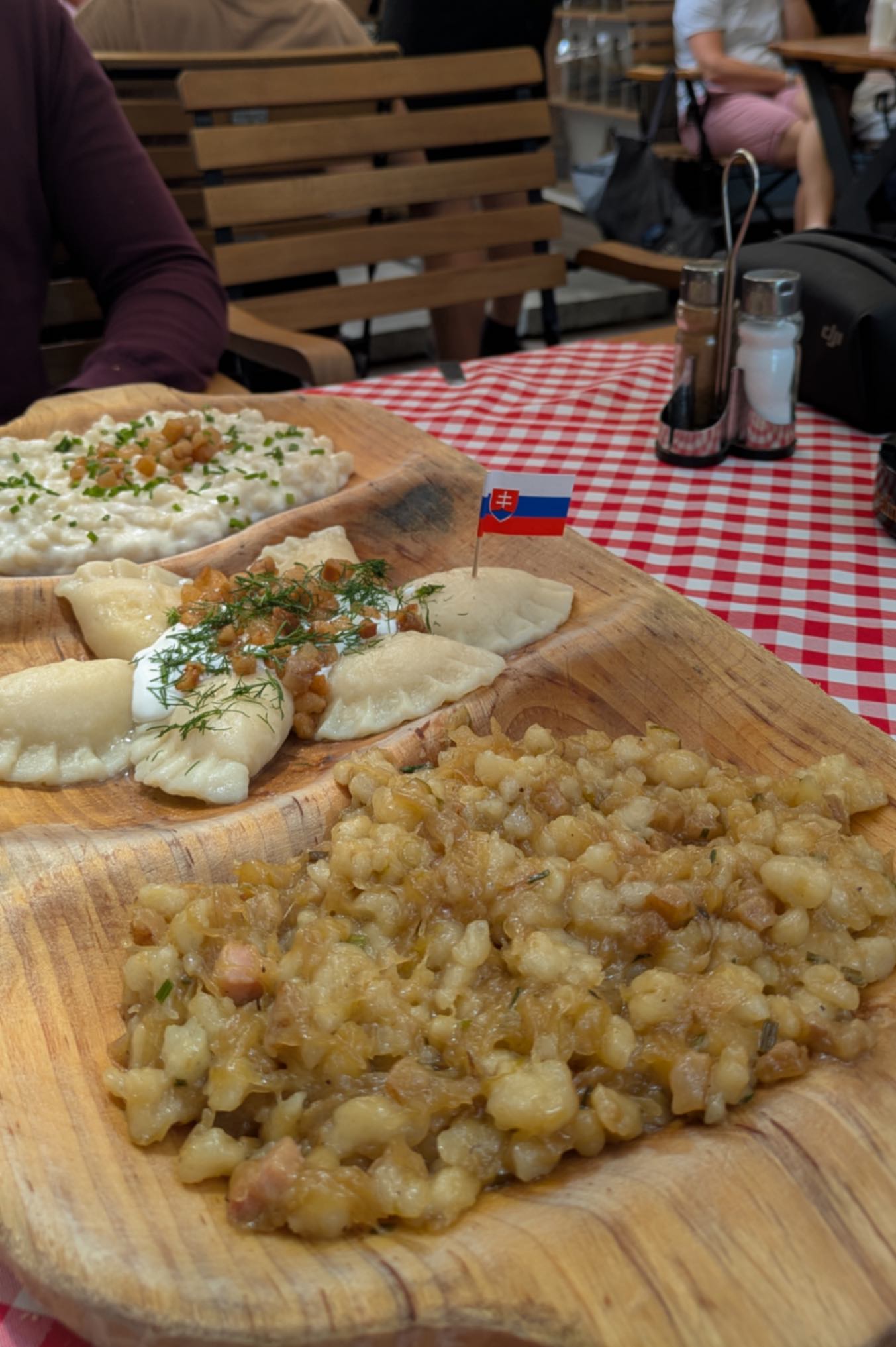 A traditional meal at Slovak Pub in Bratislava.