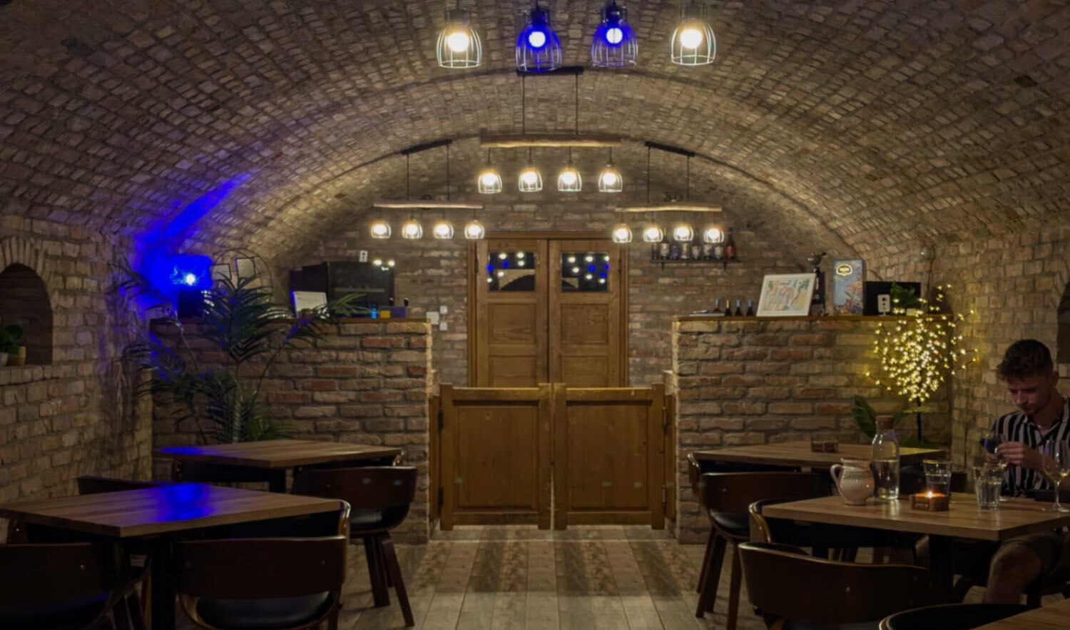 A typical cave cellar in the Valley of the Beautiful Women, Eger. Perfect for wine tasting