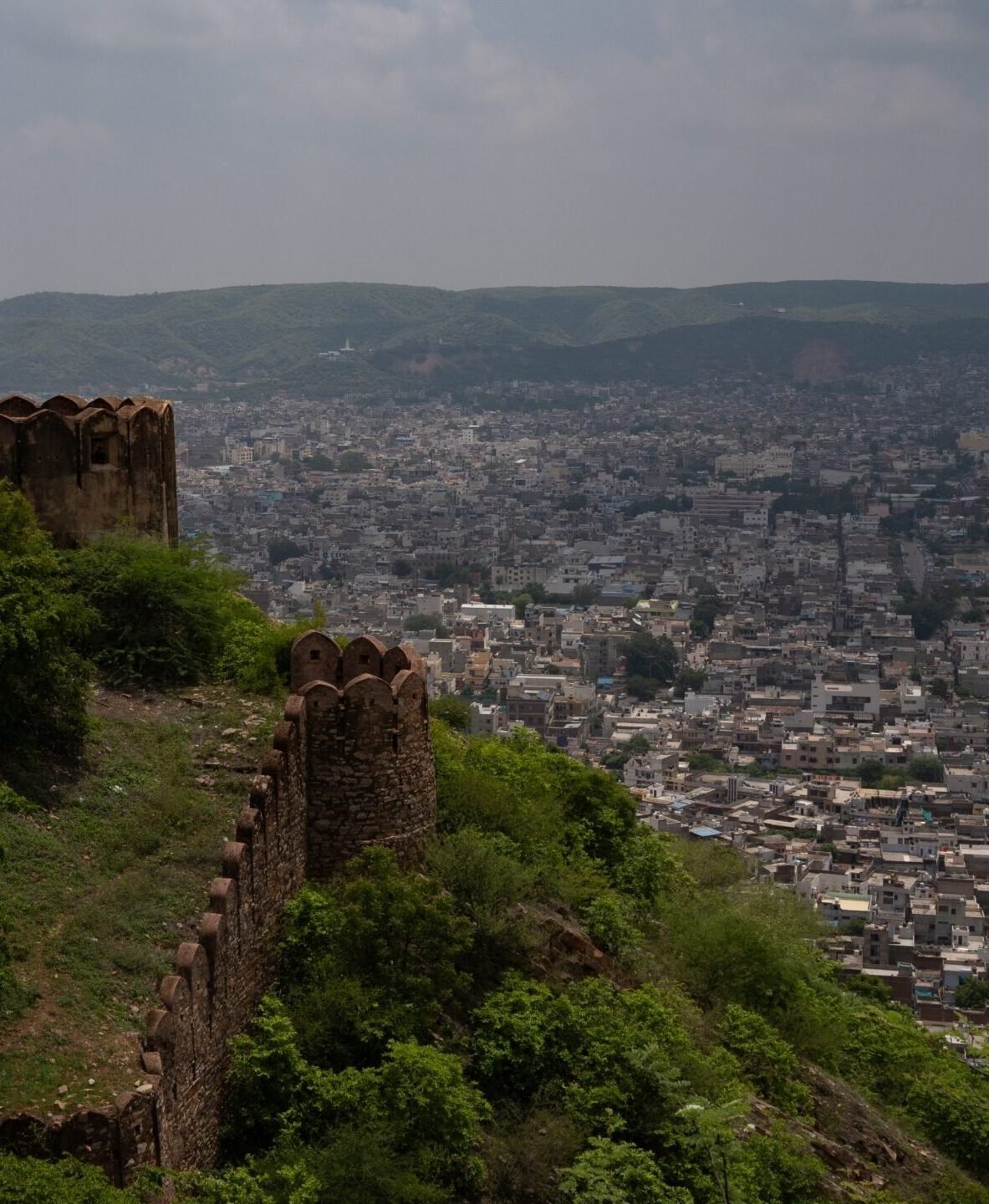 A fort wall with a city below - keep reading to find out where...