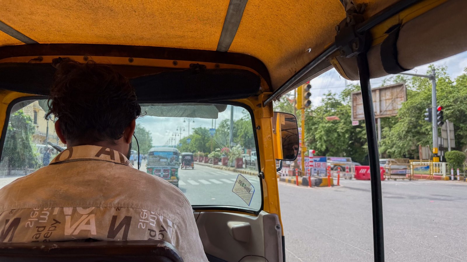 An auto-rickshaw in Rajasthan