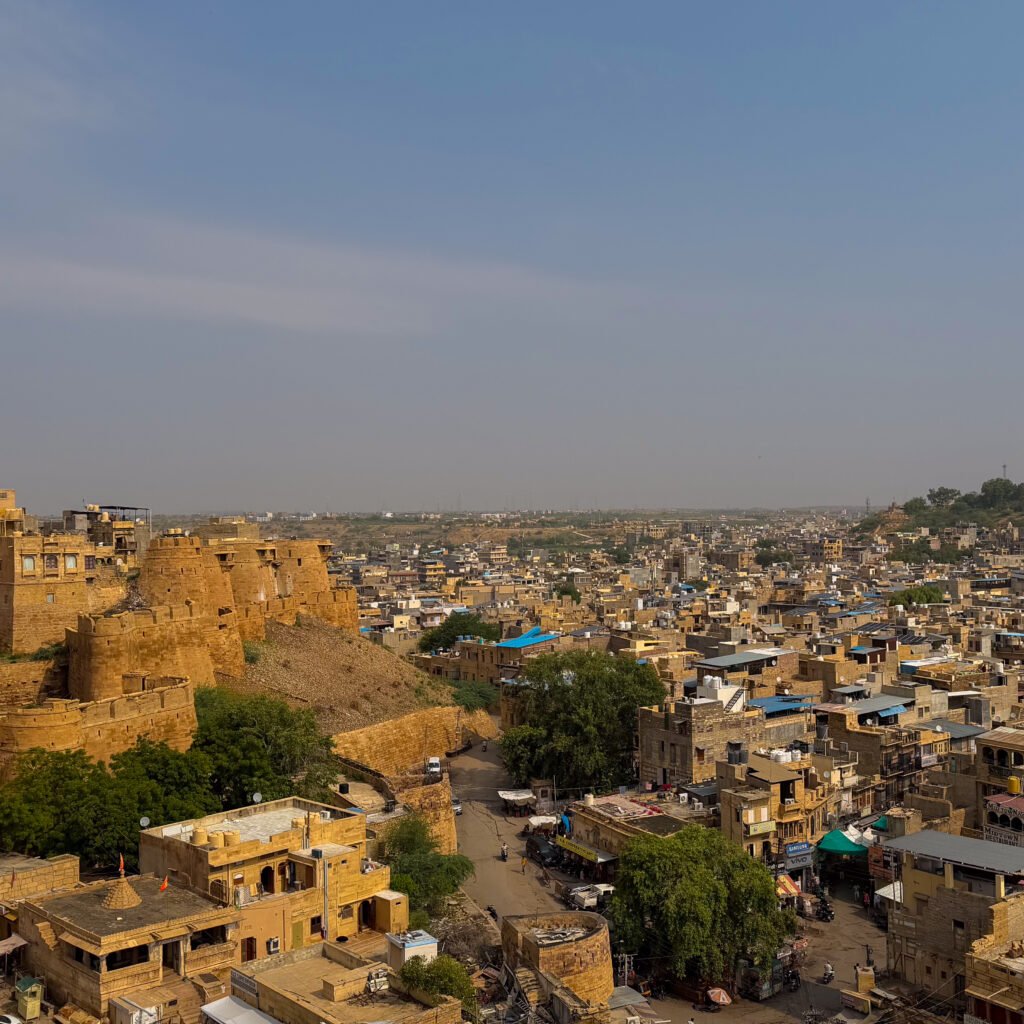 A view of Jaisalmer from the walls of Jaisalmer Fort