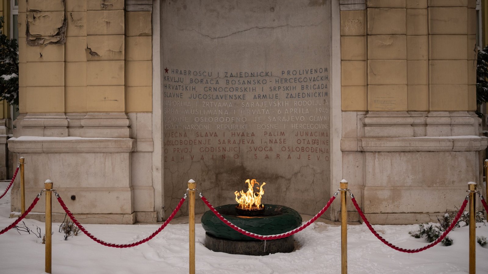 An eternal flame in Sarajevo